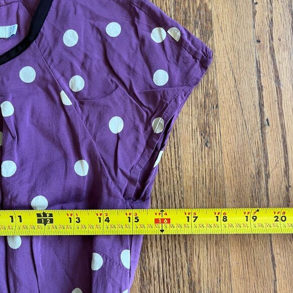 Boden Purple Polka Dot Dress - Picture 10 of 10